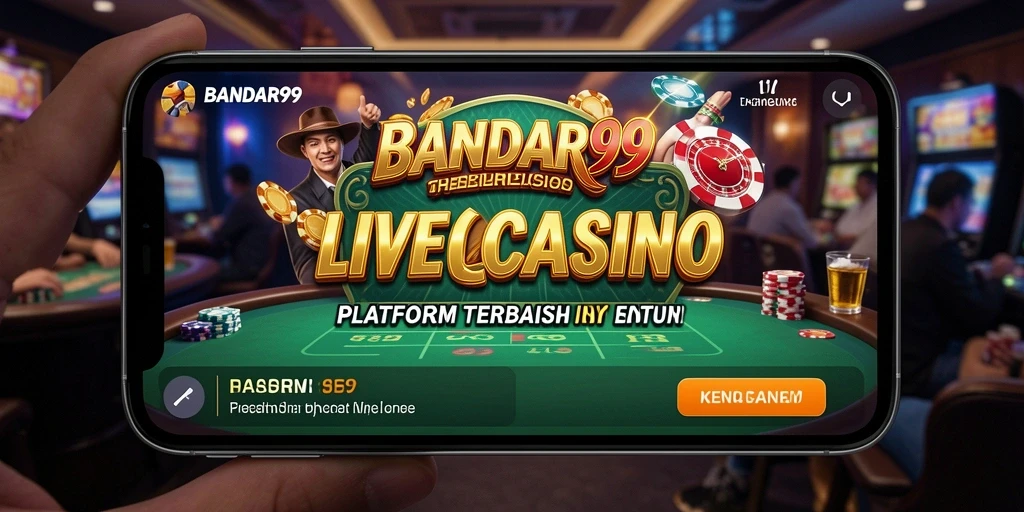 Tampilan menarik dari gameplay Live Casino di BANDAR99.