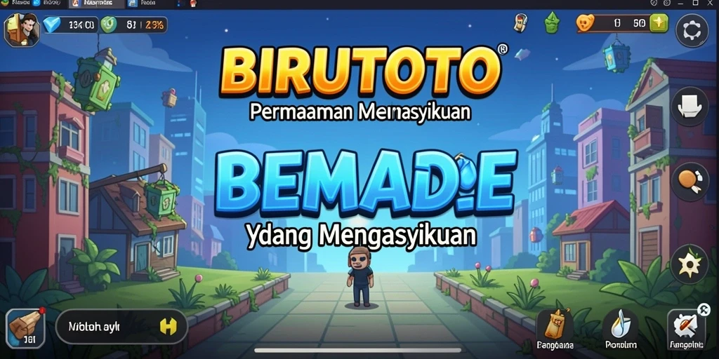 Tampilan utama gameplay BIRUTOTO yang menarik dan interaktif.