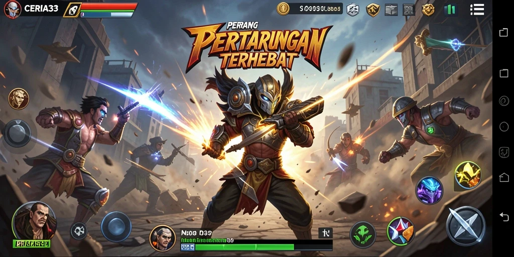 Tampilan gameplay seru dan mendebarkan dalam CERIA33.