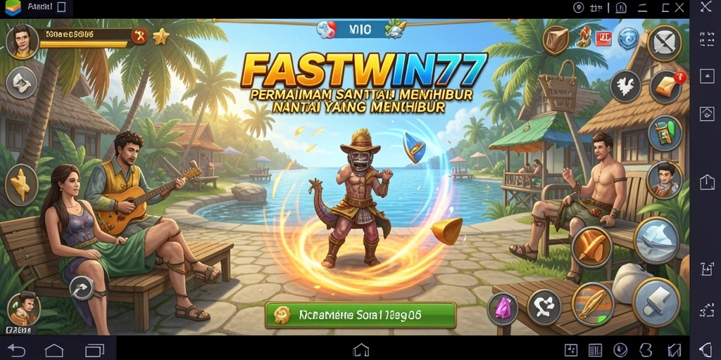 Tampilan gameplay FASTWIN77 yang seru dan penuh warna.