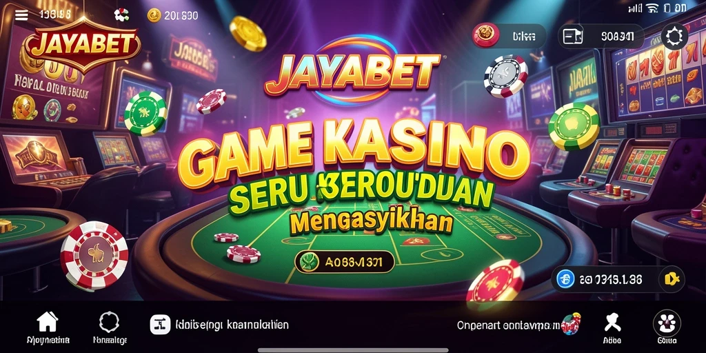 Screenshot JAYABET menampilkan gameplay Kasino yang seru dan mengasyikkan.