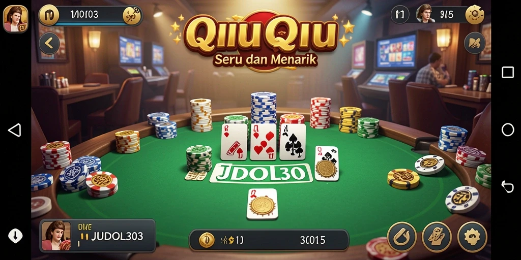 Tampilan gameplay seru JUDOL303 yang penuh strategi QiuQiu.