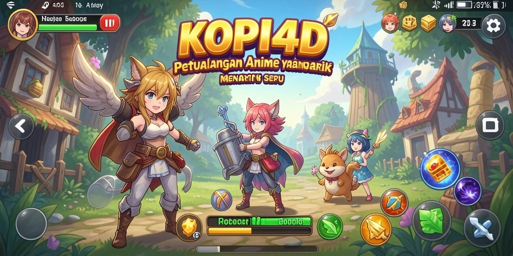 Tampilan gameplay KOPI4D yang menarik dan penuh aksi.