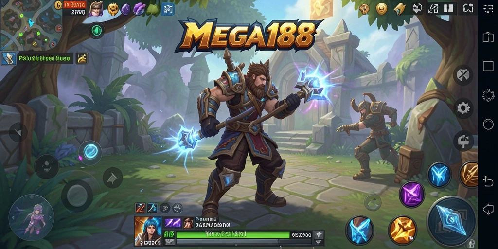 Tampilan gameplay MEGA188 yang penuh aksi dan petualangan seru.