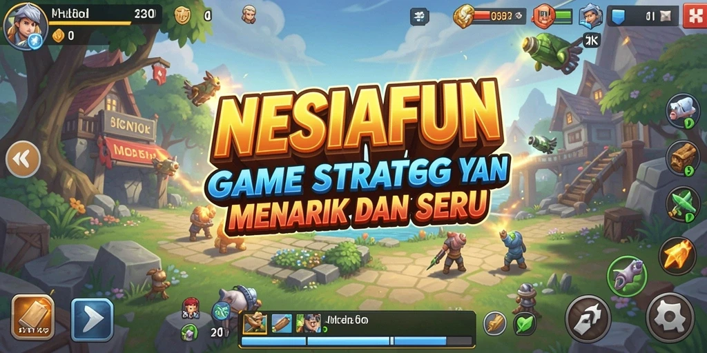 Gameplay menarik dan seru di NESIAFUN, penuhi ambisi strategimu.