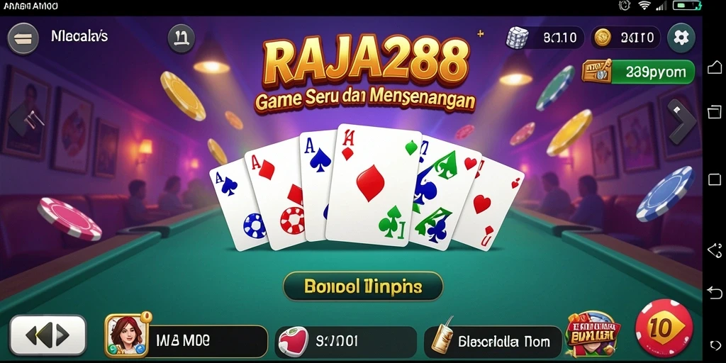 Tampilan gameplay RAJA288 yang menarik dan interaktif.